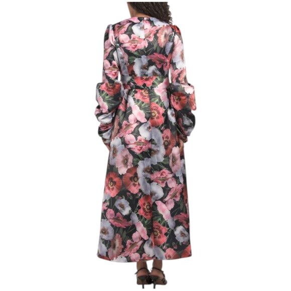 NANCY YANG Floral Long Sleeve Gown - Picture 3 of 3